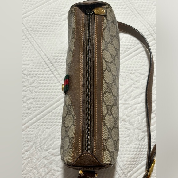 GUCCI GG Canvas Web Sherry Line Shoulder Bag
Beige Red Green 8902018 - Picture 6 of 16